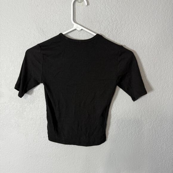 Commando Butter Short Sleeve Crewneck Crop Tee Small - Picture 2 of 5